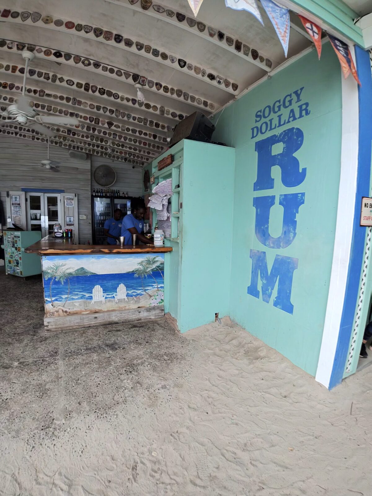 Soggy Dollar Bar at White Bay, Jost Van Dyke