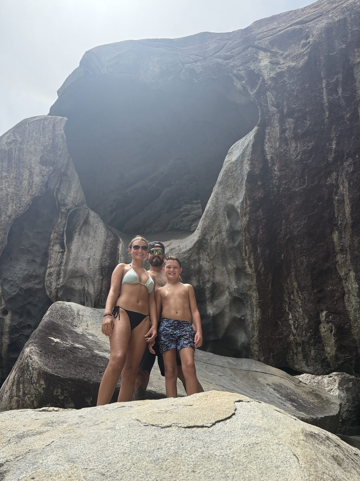The Baths granite boulders at Virgin Gorda